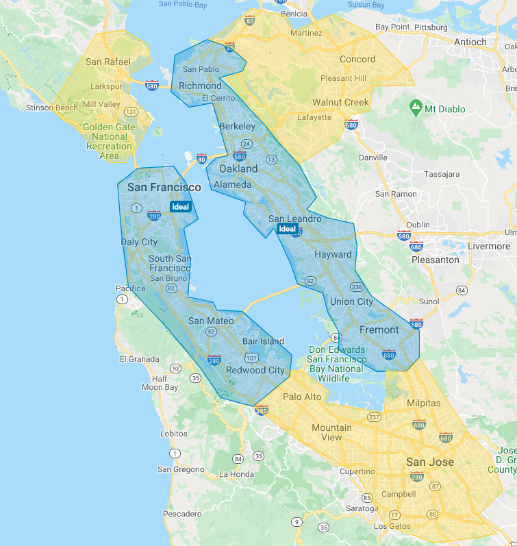 New coverage map